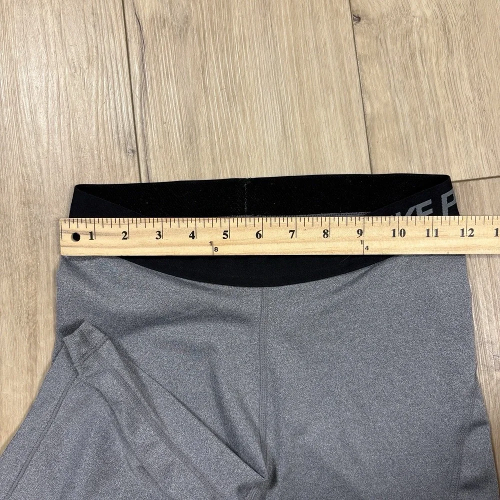 Nike Pro Dri-FIT Shorts Womens Small Gray‎ Compression Training Gym 6